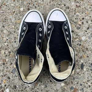 BLACK CONVERSE- WOMENS SIZE 8